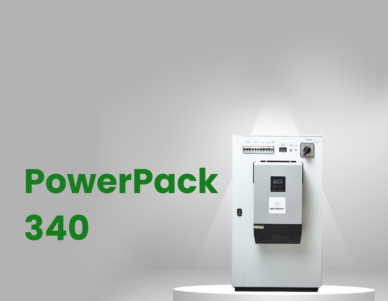 Deluxe single-phase PowerPack, 3kVA output, 8kWH storage, 4kWp MPPT capacity, with safety protection from the grid